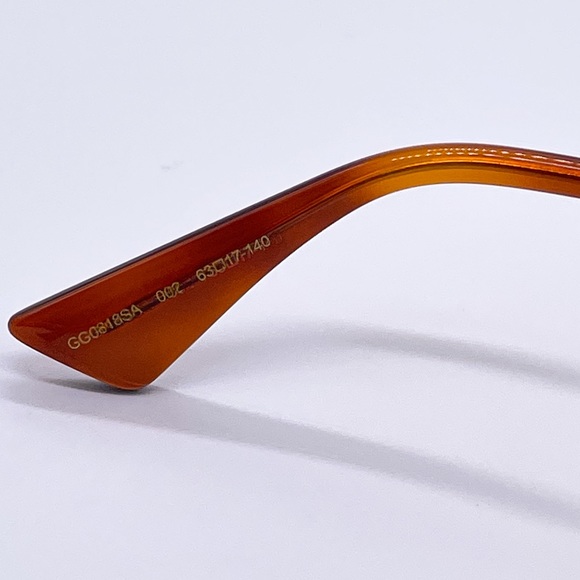 NEW GUCCI GG0818SA 002 WOMEN’S SUNGLASSES GUCCI GG0818S BROWN - Picture 12 of 14